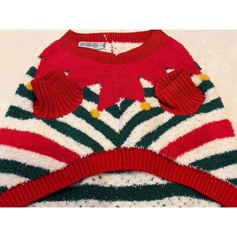 Old Navy Size Large‎ Pet/ Dog Christmas Sweater Elf NEW